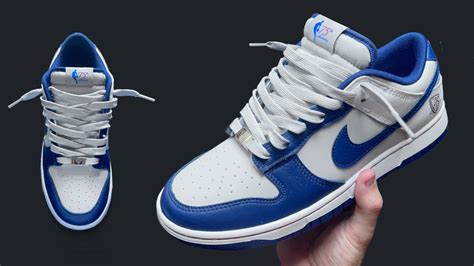 nike dunks lacing